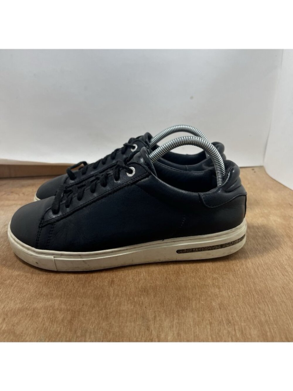 Birkenstock Bend Low Black Leather Sneakers Women Size EU 40/ US 9 - Picture 3 of 9